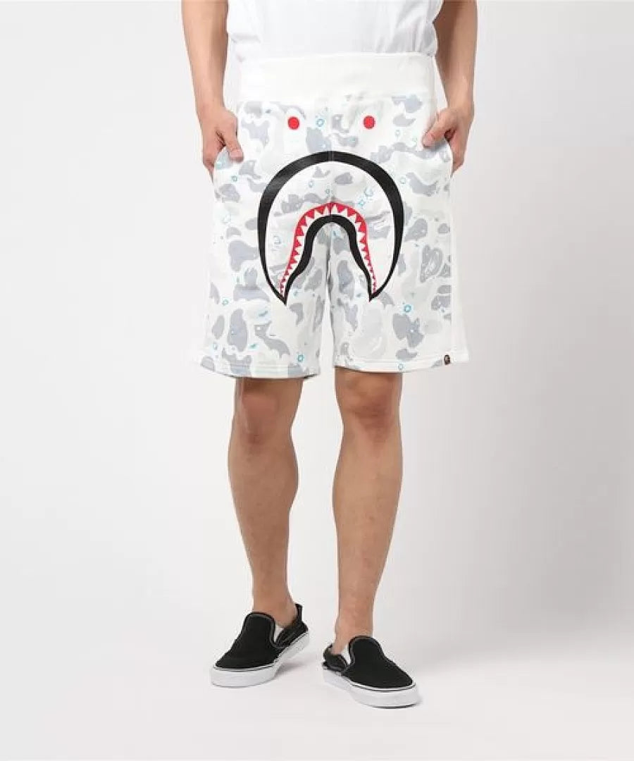 Bape Shorts White Glow in the Dark