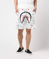 Bape Shorts White Glow in the Dark