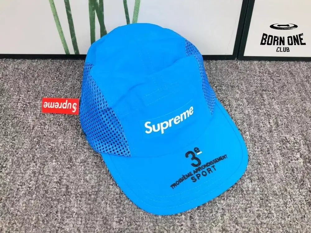 Boné Supreme Mesh Side Panel Camp Azul