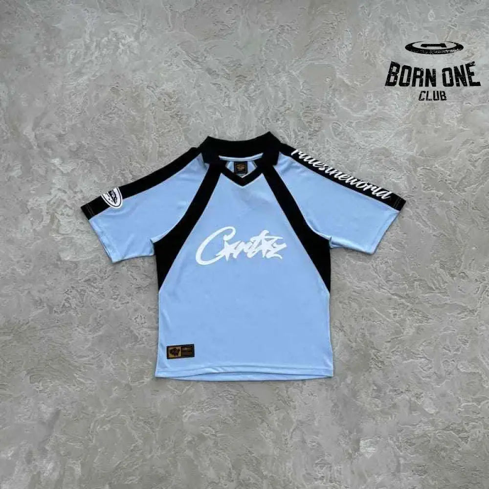 Camiseta Corteiz Alcatraz Football Azul