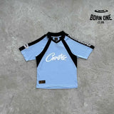Camiseta Corteiz Alcatraz Football Azul
