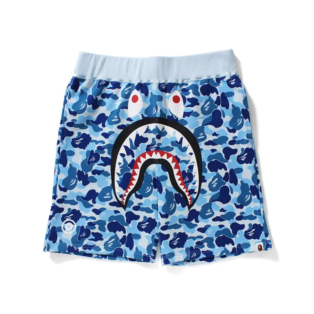 Bape Shorts Azul Claro
