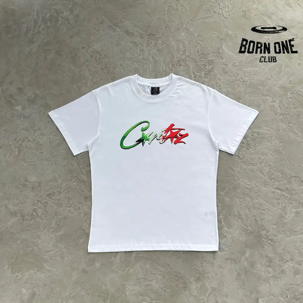 Camiseta Corteiz Allstarz Itália Branca