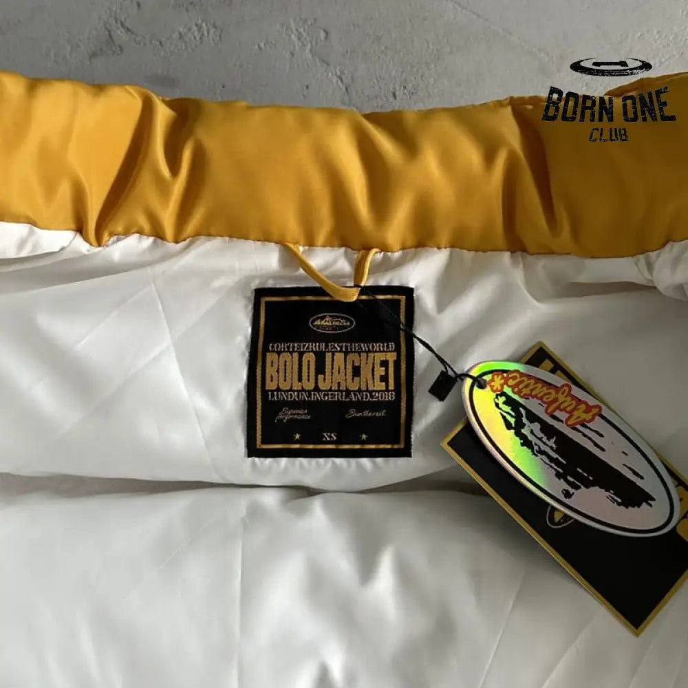 Jaqueta Corteiz Bolo Puffer Yellow