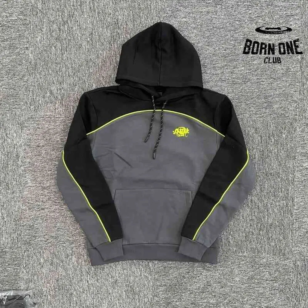 Conjunto Synaworld Pipe Hoodie & Shorts Cinza