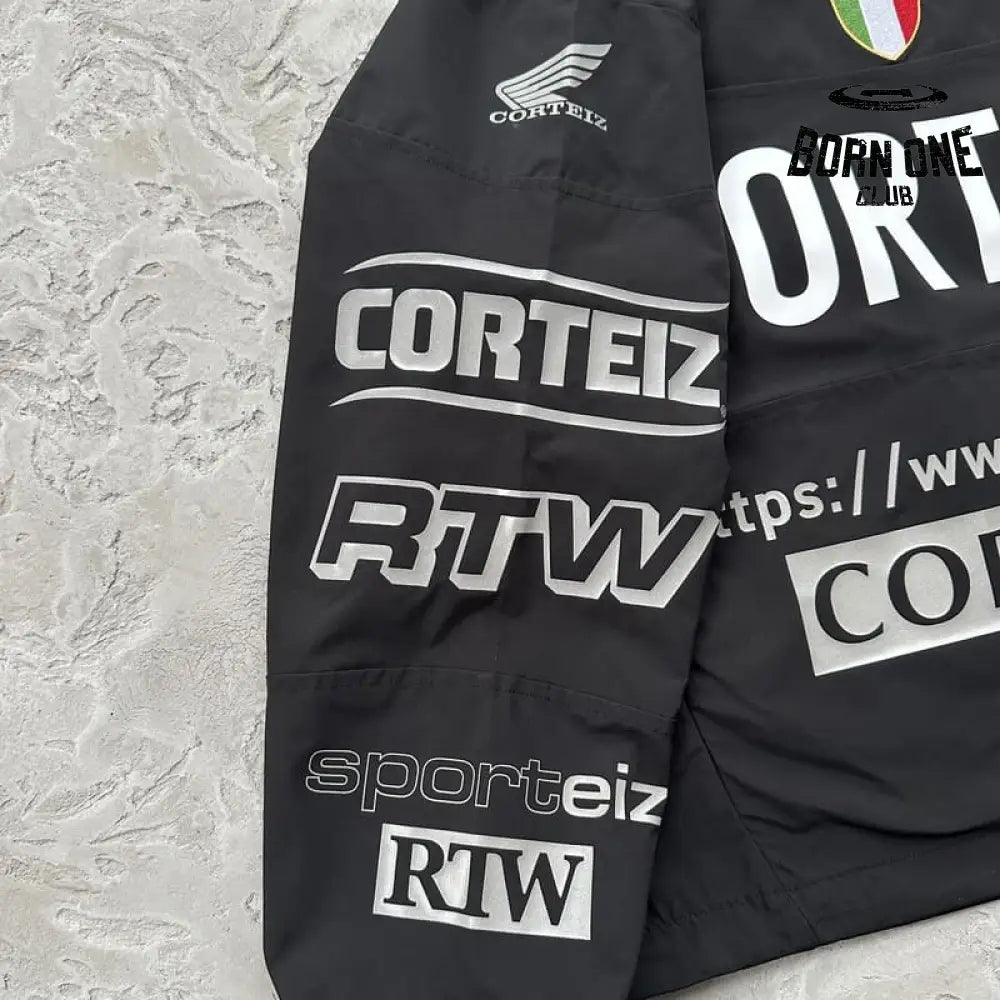 Corteiz Sponsors Training Pullover Black