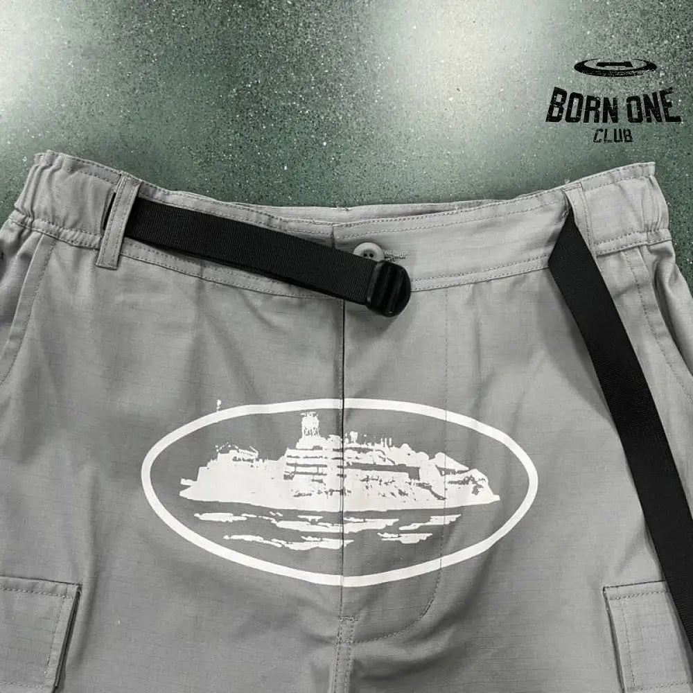 Calça Corteiz Cargo Cinza