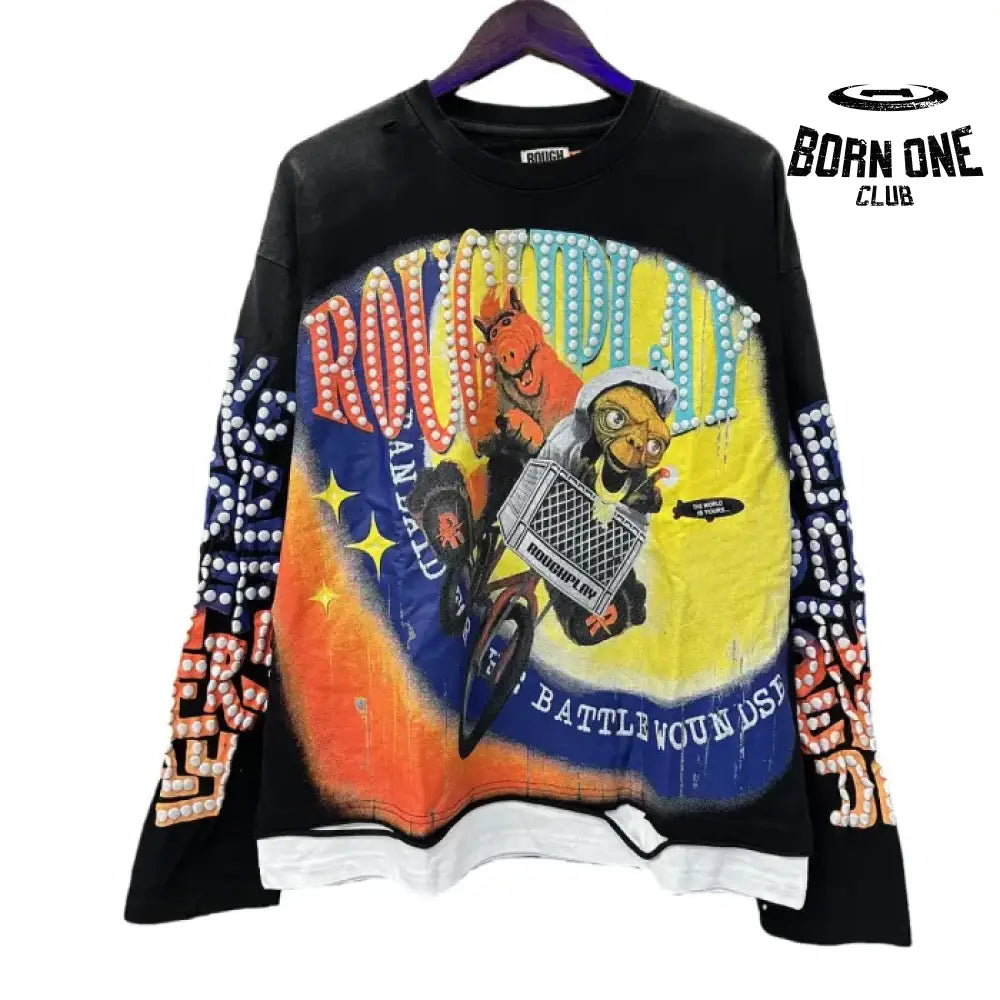 Rough Play Camiseta Manga Longa