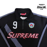 Conjunto Supreme Equipe Half Zip Preto