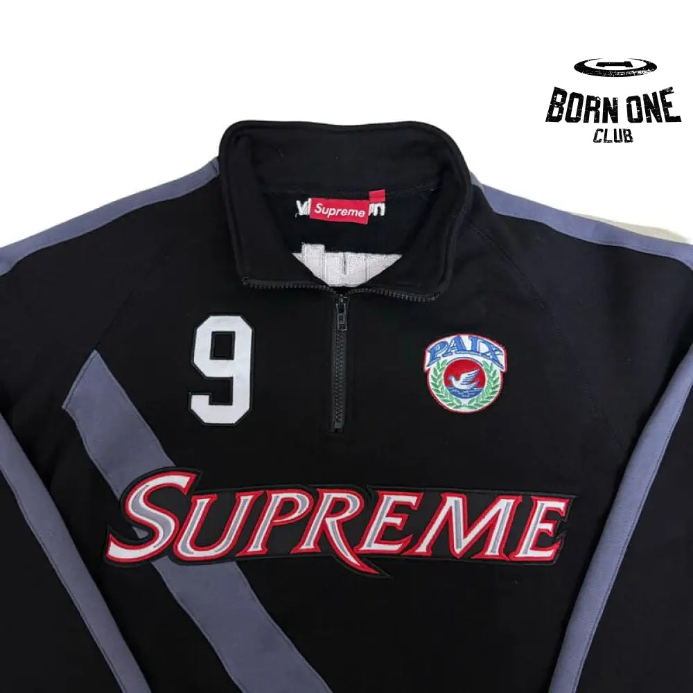 Jaqueta Supreme Equipe Half Zip Preta
