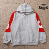Moletom Supreme Big Logo Jacquard Red Grey