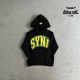 Conjunto Syna World College Logo Preto/Amarelo