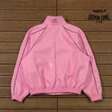 Jaqueta Supreme x Umbro Leather Track Pink