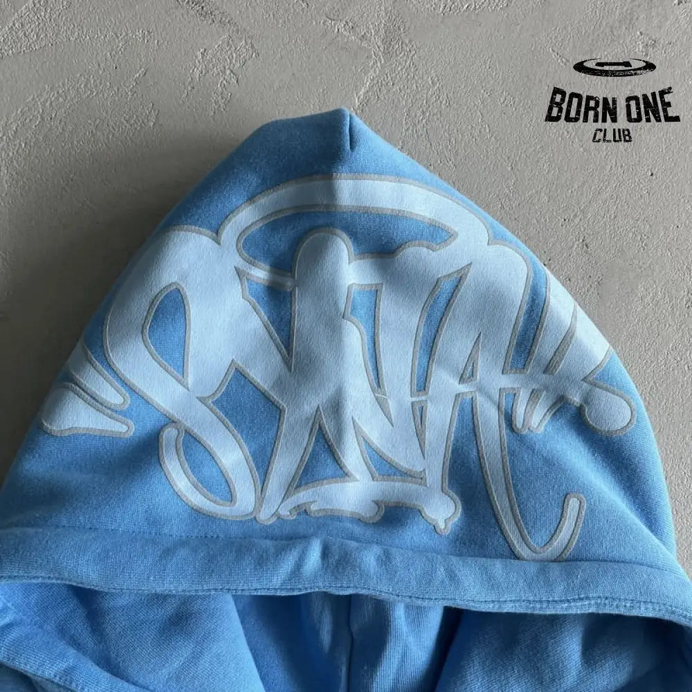 Conjunto Synaworld Logo Azul