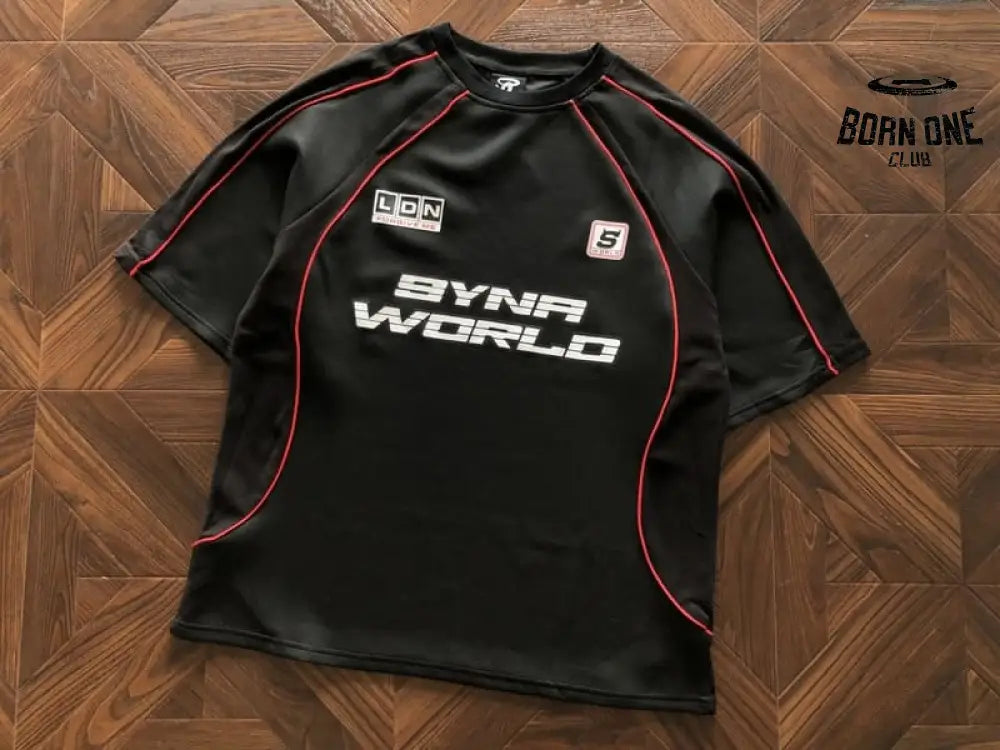 Conjunto Syna World Perforated Perfomance Black Red