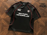 Conjunto Syna World Perforated Perfomance Black Red
