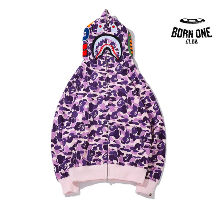 Bape Shark Moletom Zíper
