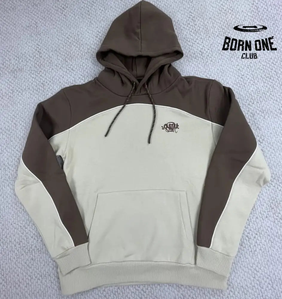 Conjunto Synaworld Pipe Hoodie & Shorts Bege