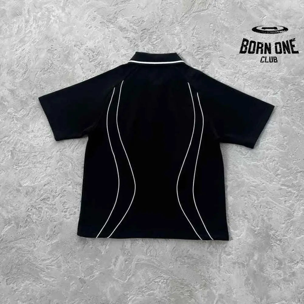 Conjunto Corteiz Island Pique Polo Preto