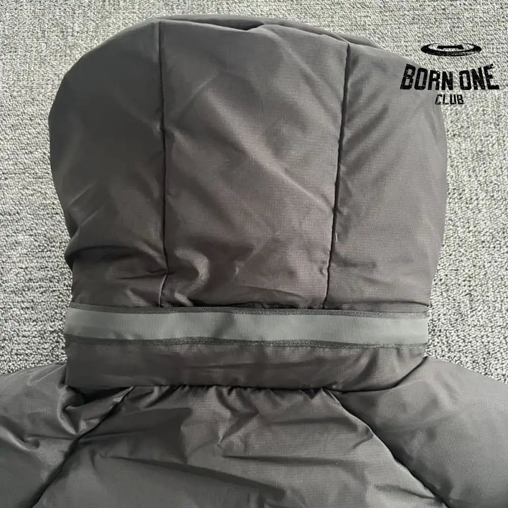 Jaqueta Puffer Synaworld Preto/Azul