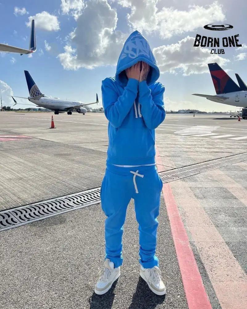 Conjunto Synaworld Logo Blue