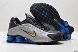 Nike Shox R4 “Brazil” Cinza/Preto/Azul
