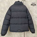 Jaqueta Chrome Hearts Monogram Print Puffer Black