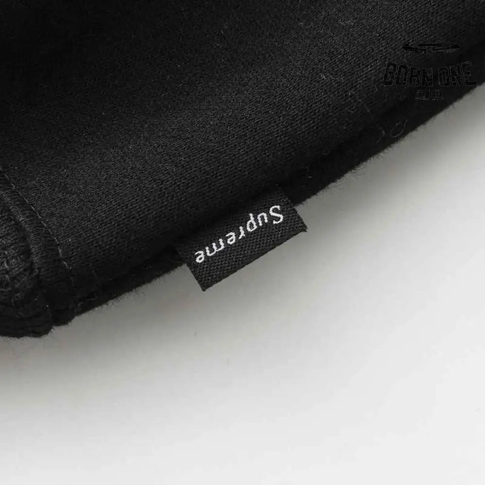 Jaqueta Supreme x Fox Racing Zíper Hooded Black