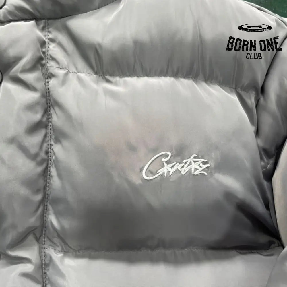Jaqueta Corteiz Bolo Puffer Silver