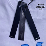 Camiseta Amiri Bar Logo Branca/Azul