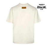 Camiseta Louis Vuitton Cream LV Lovers