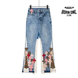 Calça Jeans Flare Chrome Hearts