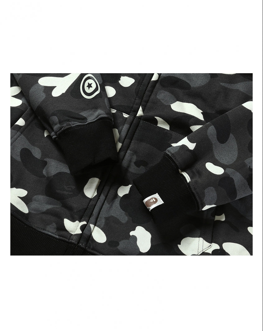 Bape Shark Moletom Zíper