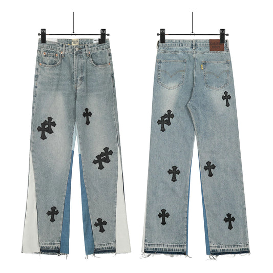 Calça Jeans Flare Chrome Hearts