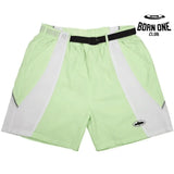 Shorts Corteiz Verde Claro Branco