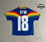 Camiseta Corteiz Futebol Azul
