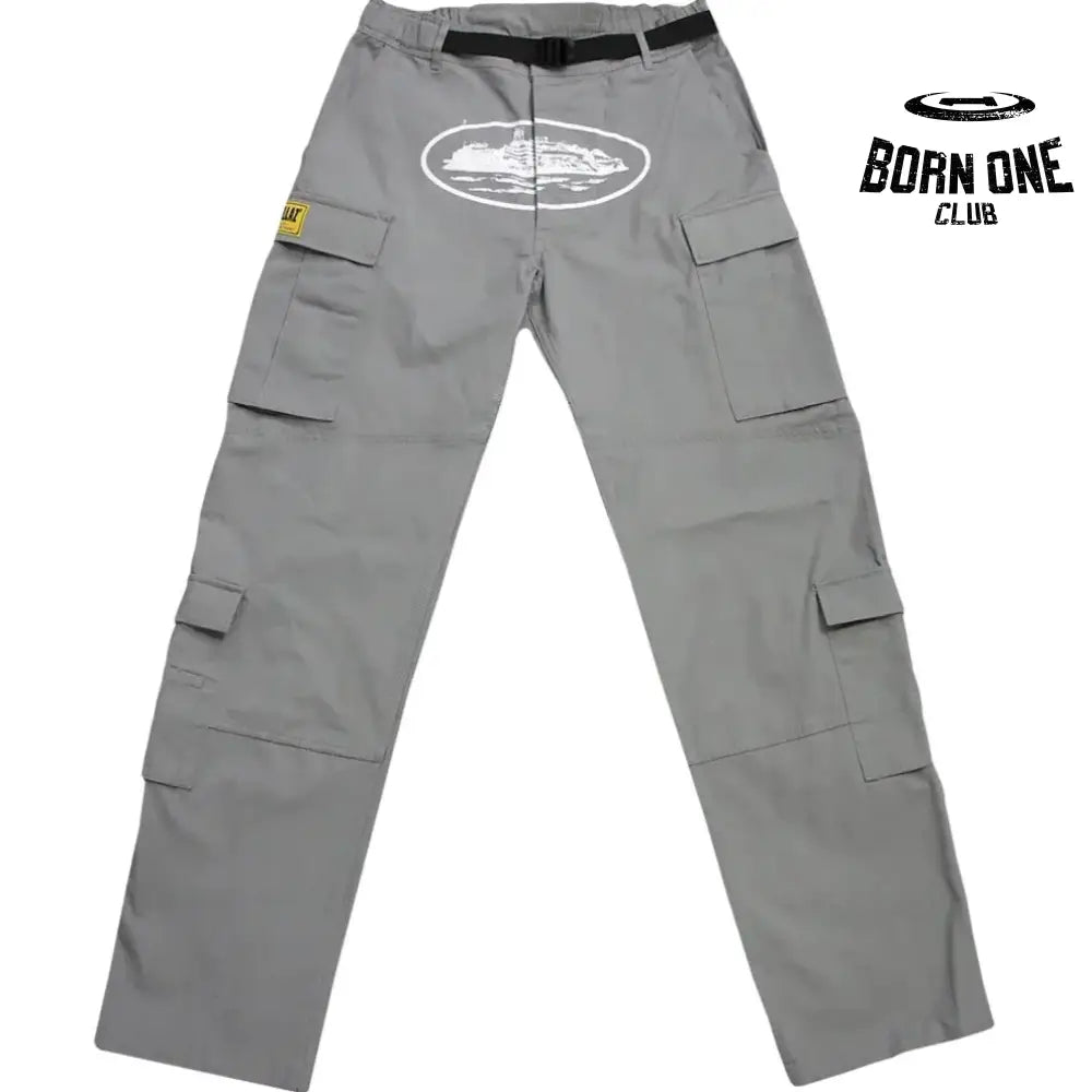 Calça Corteiz Cargo Cinza
