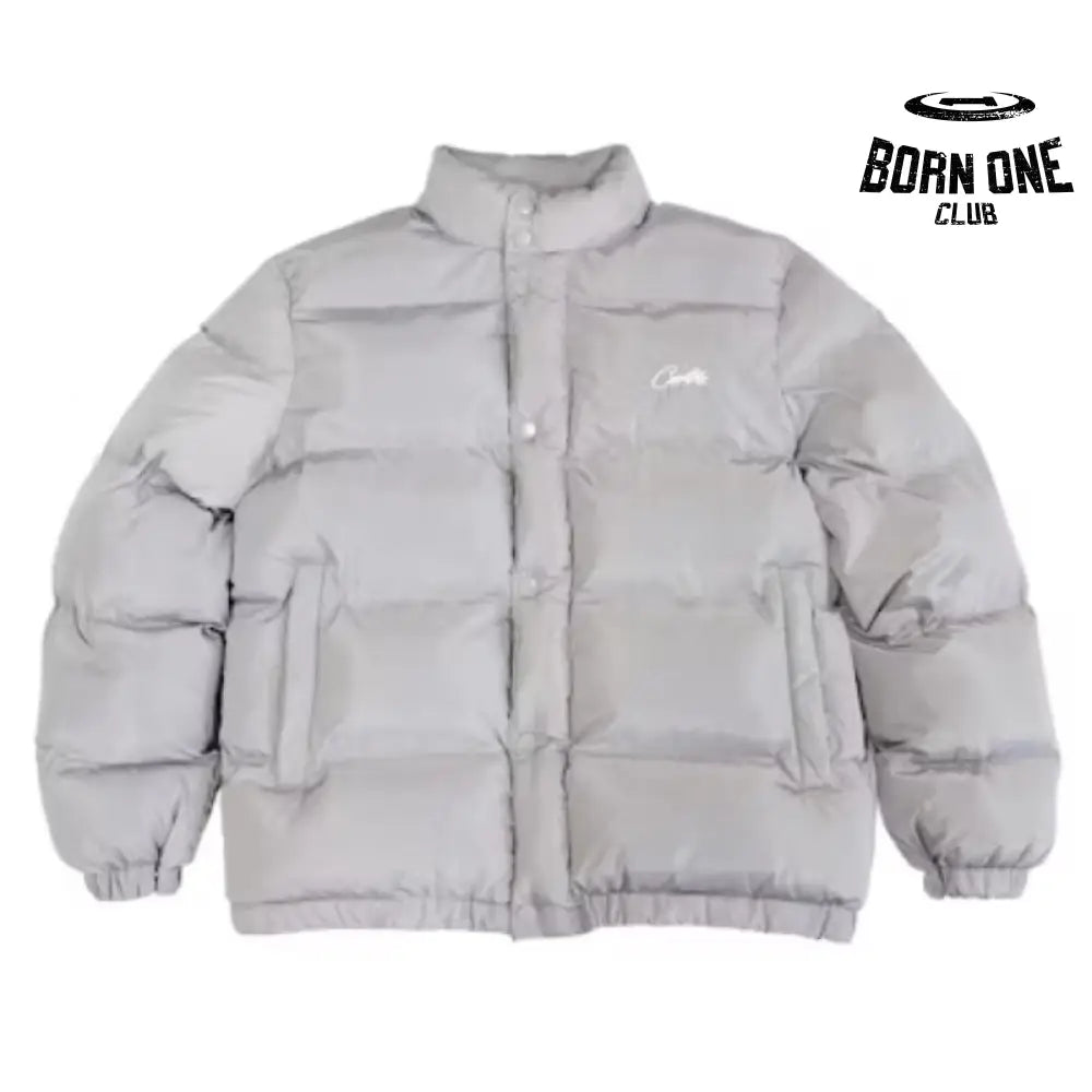 Jaqueta Corteiz Bolo Puffer Silver