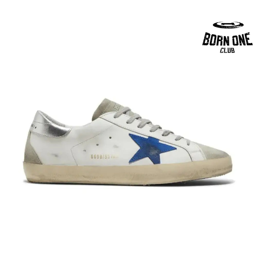 Golden Goose Super-Star White Star Blue