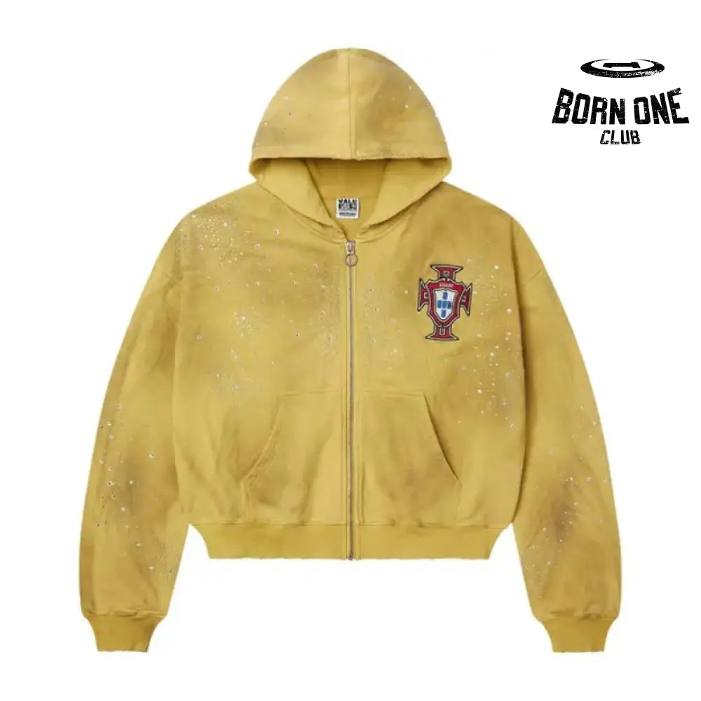 Moletom Vale Forever Sun Custered Zíper Yellow