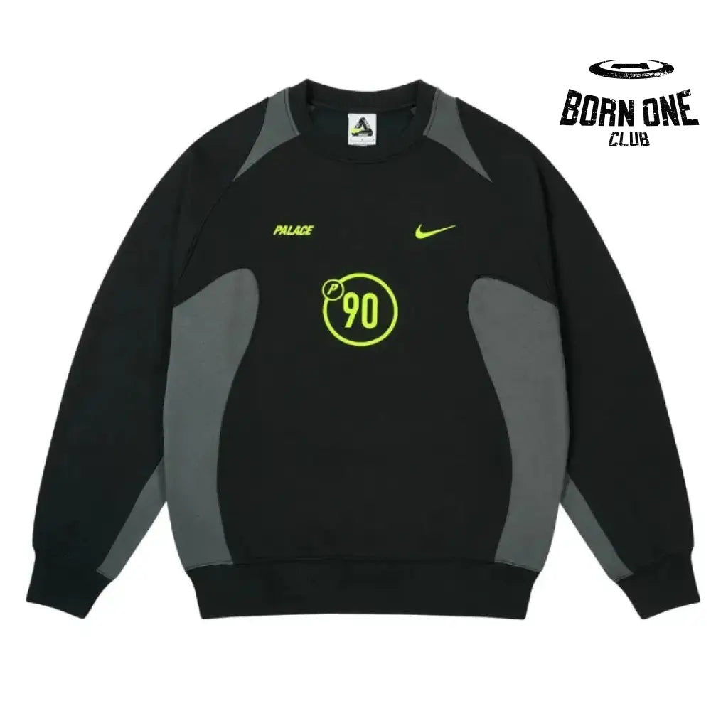 Moletom Palace x Nike Crewneck Total P90 Preta