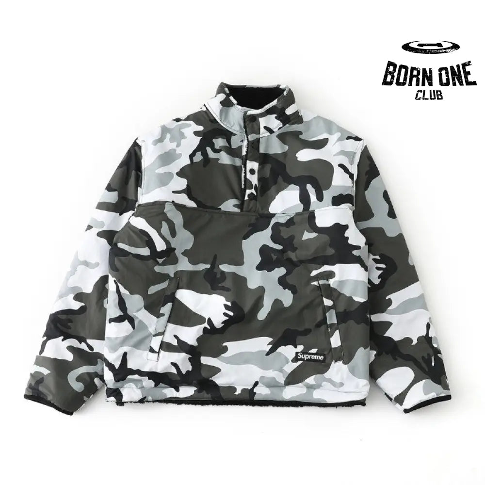Jaqueta Supreme Polartec Shearling Pullover Dupla Face