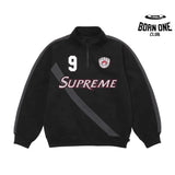 Jaqueta Supreme Equipe Half Zip Preta