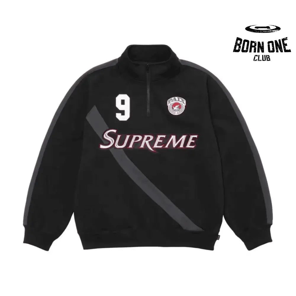 Jaqueta Supreme Equipe Half Zip Preta