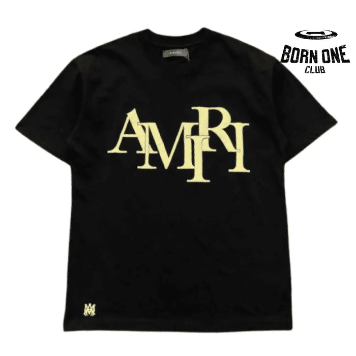 Camiseta Amiri Staggered Logo