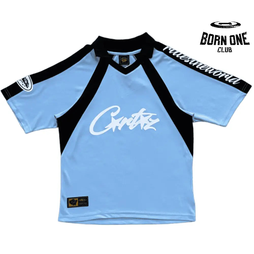 Camiseta Corteiz Alcatraz Football Azul