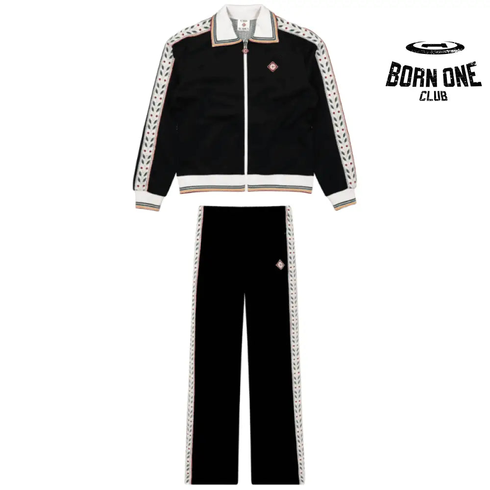 Conjunto Casablanca Sport Logo Preto