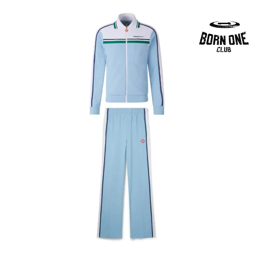 Conjunto Casablanca Sport Logo azul