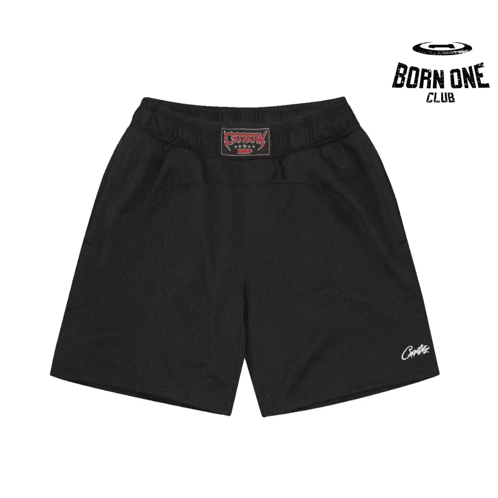 Short Corteiz HMP Mesh Panel White Black