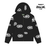 Moletom Denim Tears x Corteiz Zip Black